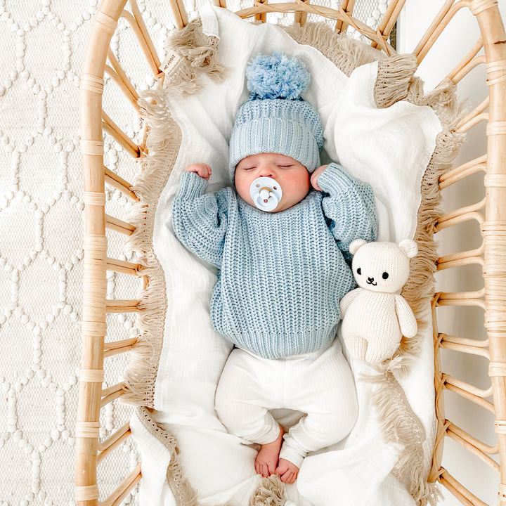 Super Chunky Knit - Sky Blue