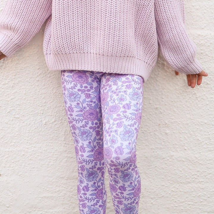 Floral Girls Leggings