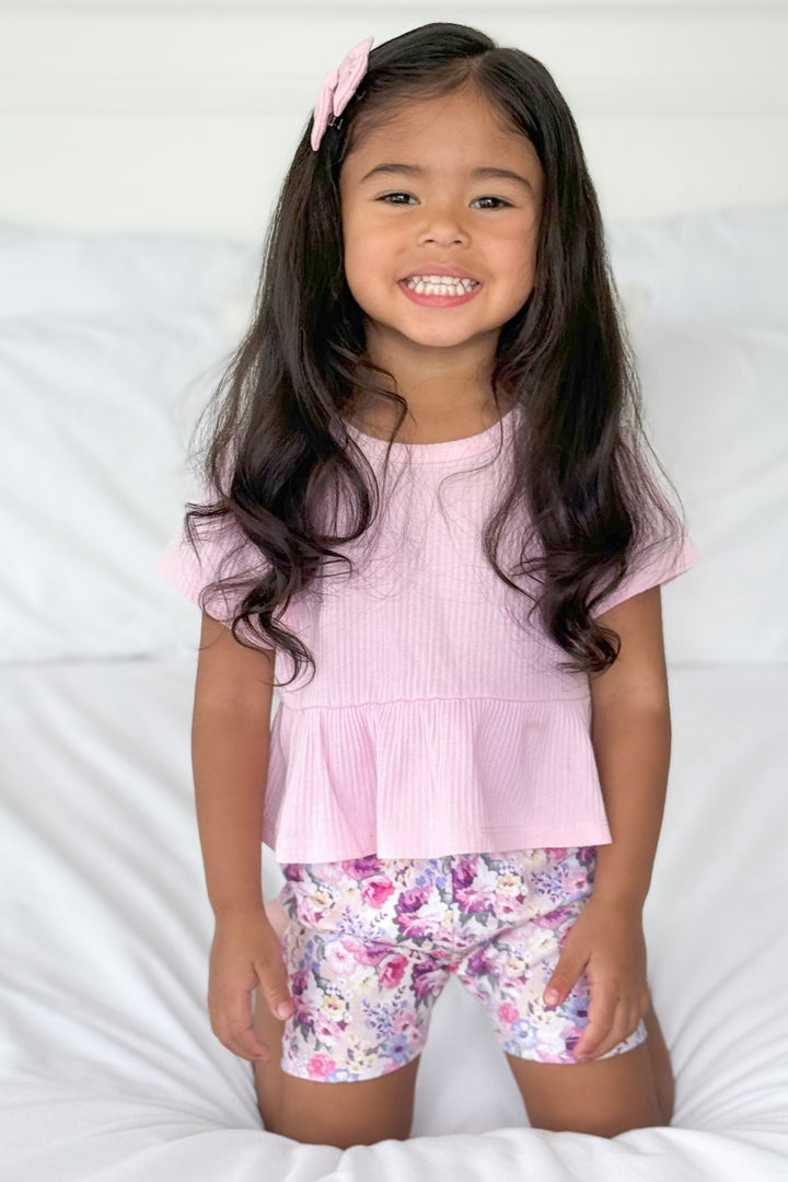 Floral Bike Shorts - Talulah