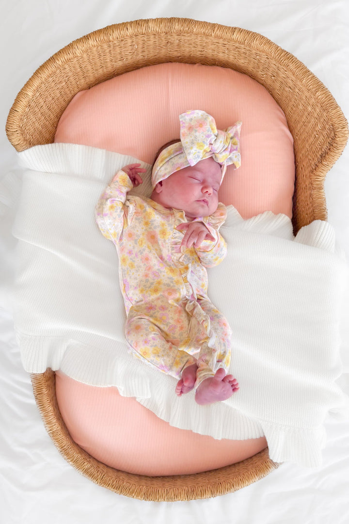 Floral Frill Zip Romper - Remi