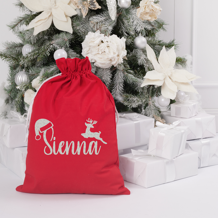 Santa Sack - Santa Hat Name - Vinyl