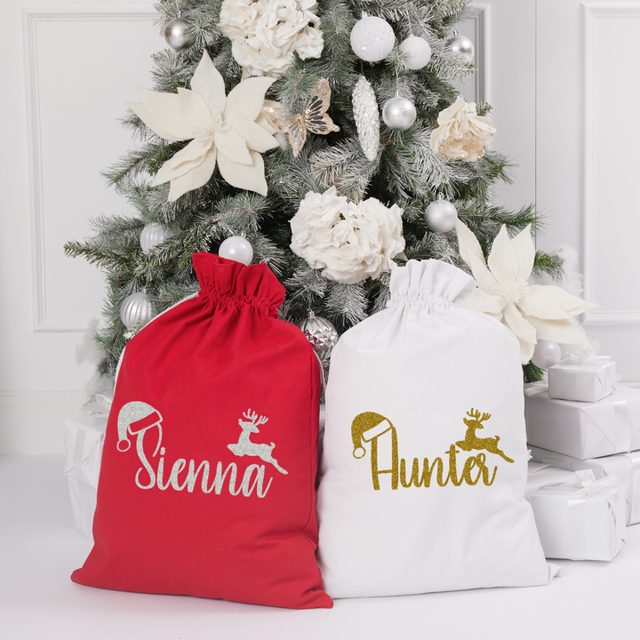 Santa Sack - Santa Hat Name - Vinyl