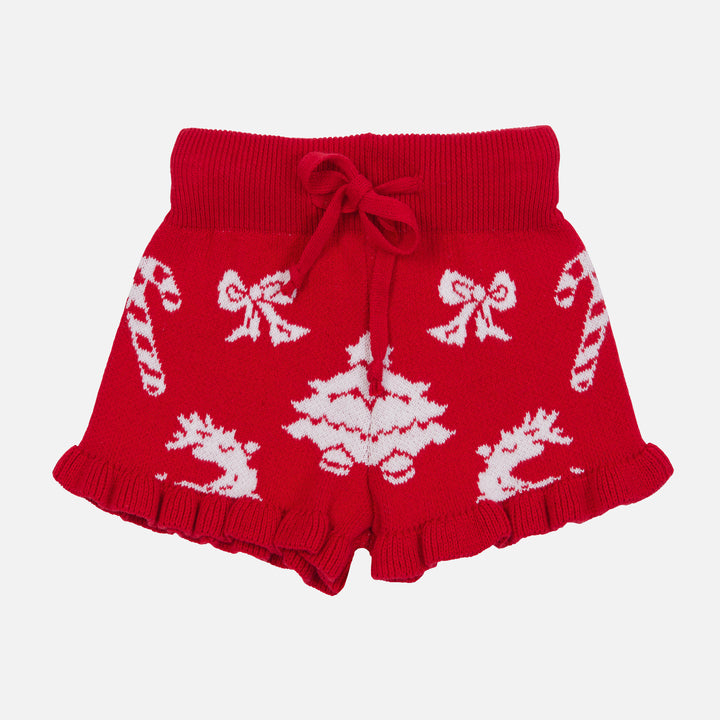 Summer Frill Shorts - Merry Little Christmas