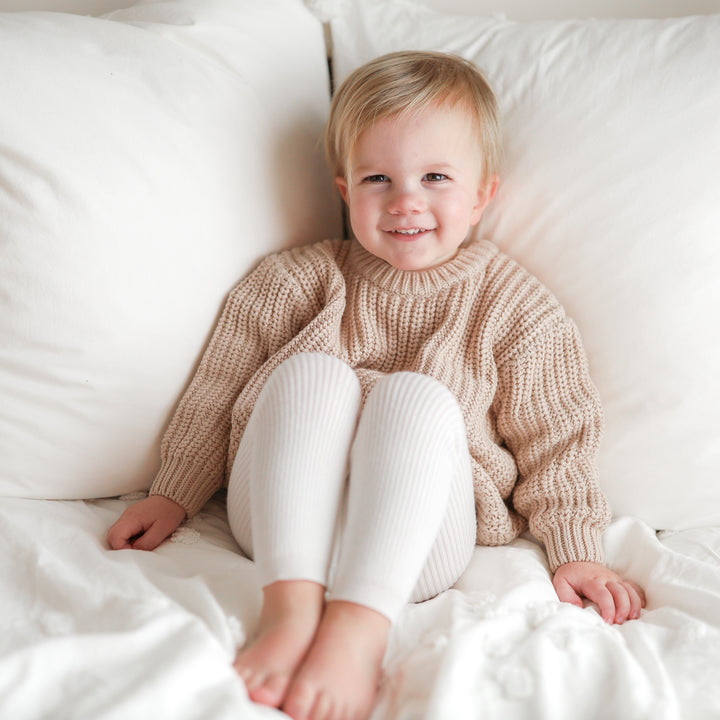 oat baby kids chunky knitted jumper