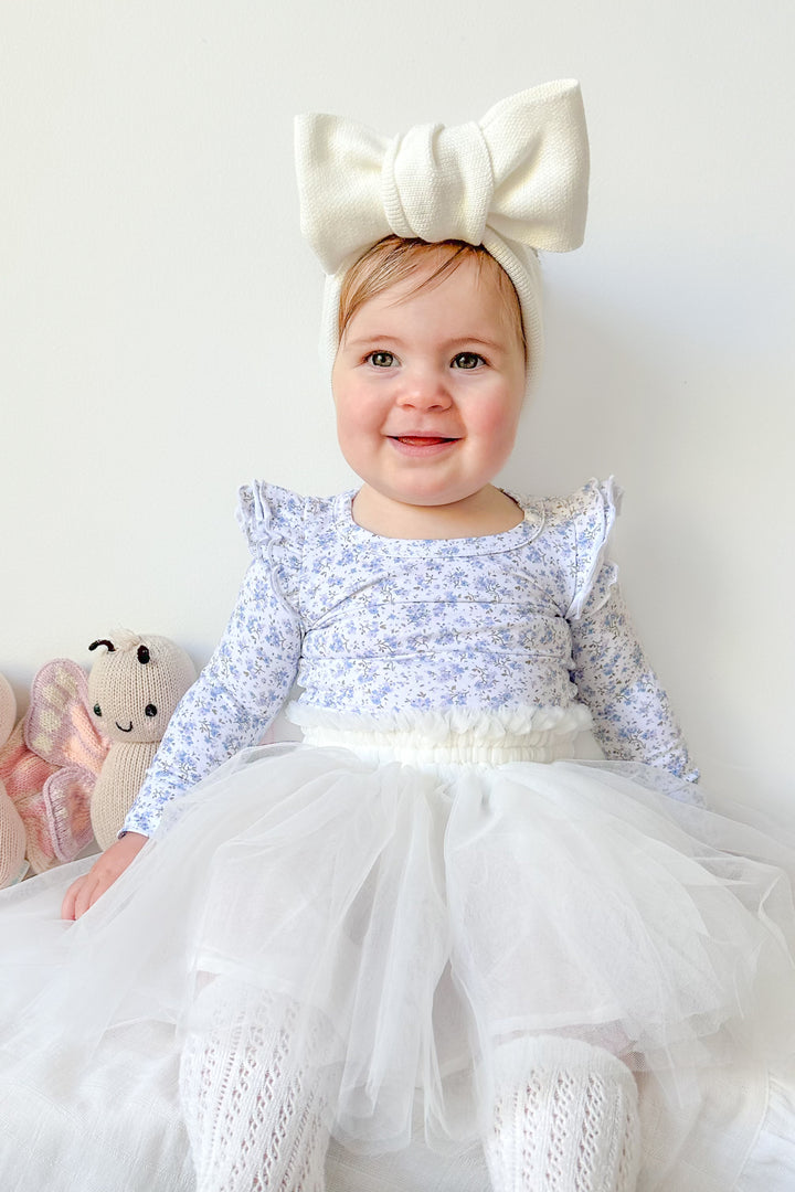 Floral Long Sleeve Flutter - Tahli