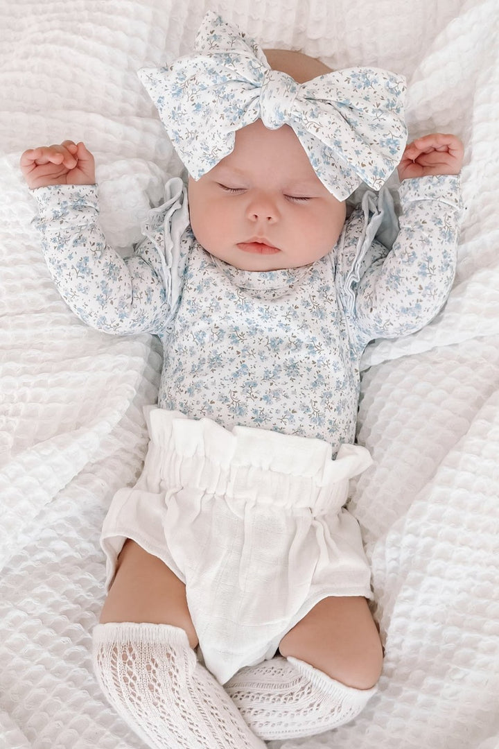 Floral Long Sleeve Flutter - Tahli