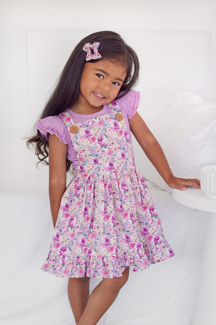 Floral Pinafore Dress - Talulah