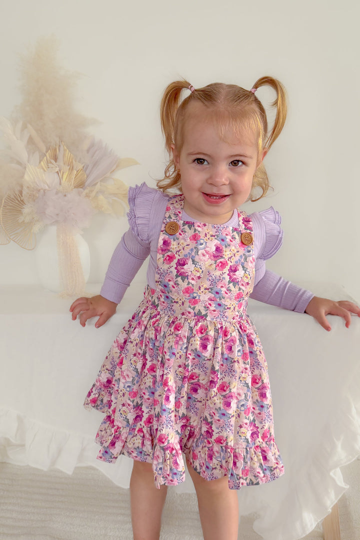 Floral Pinafore Dress - Talulah
