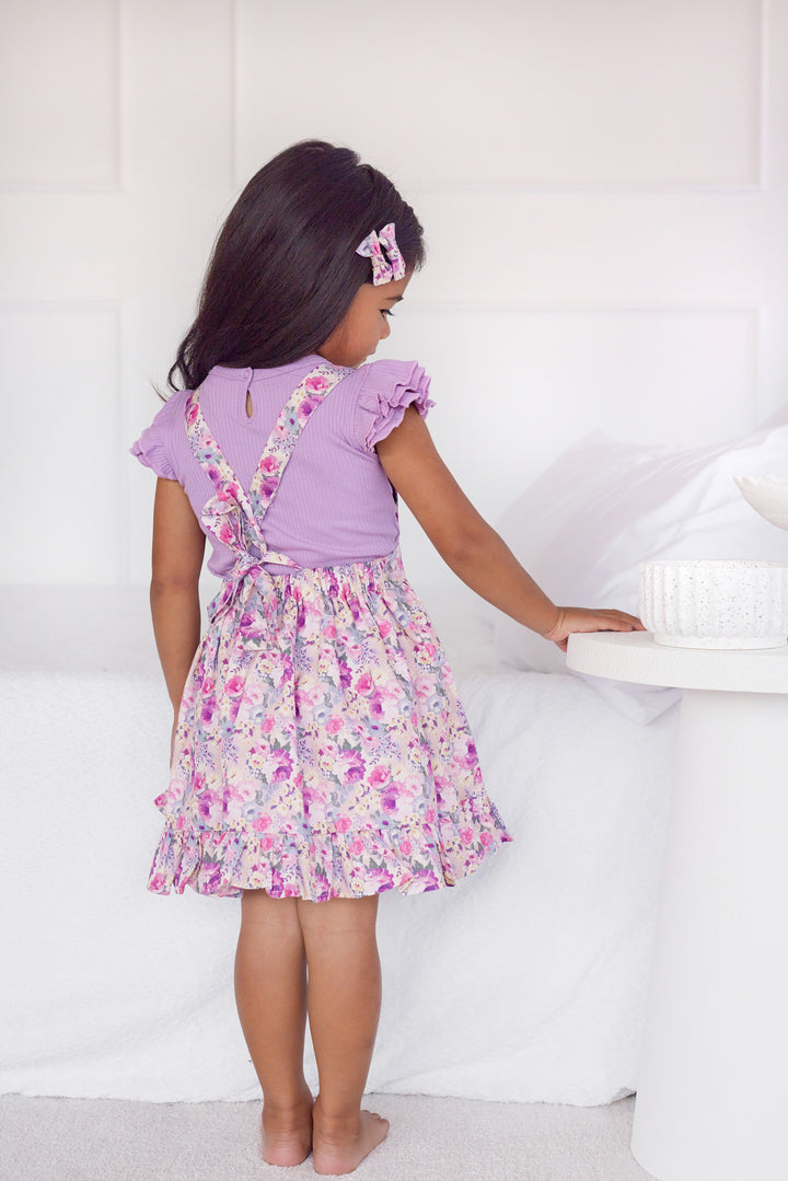 Floral Pinafore Dress - Talulah