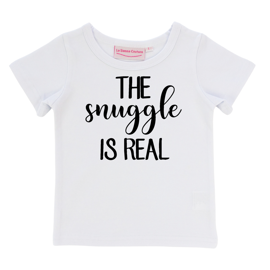 The Snuggle is Real - Unisex Tee - Custom