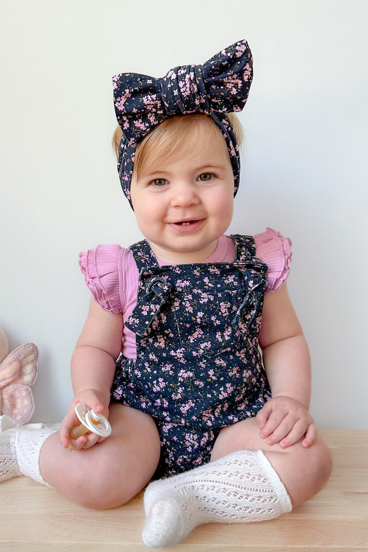 Floral Overall Romper - Veronica