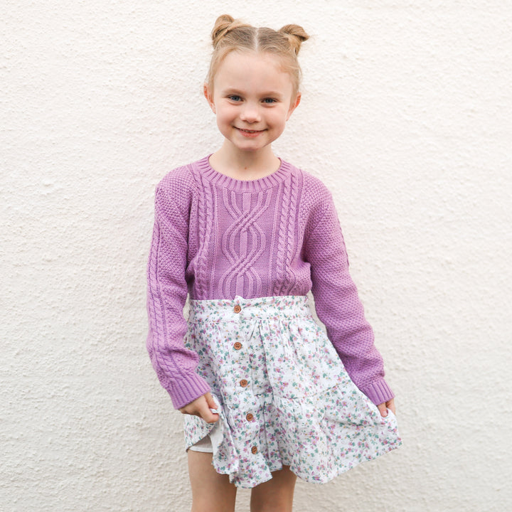 Pullover Knit - Winterberry