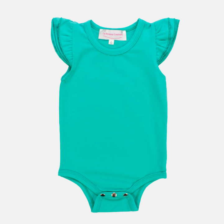 Short Sleeve Flutter - Aqua