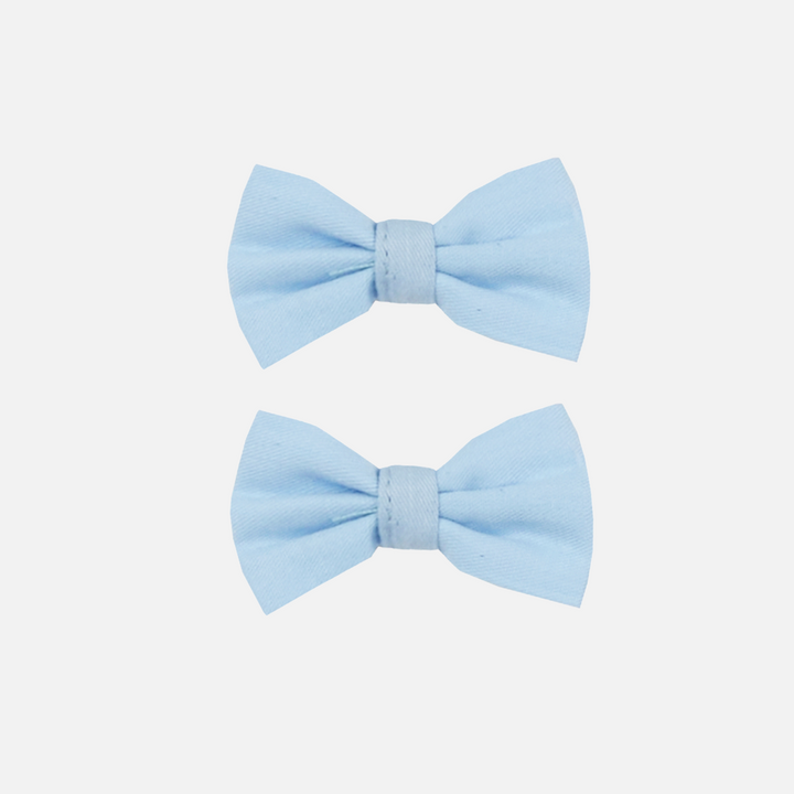 Petite Bows - Baby Blue
