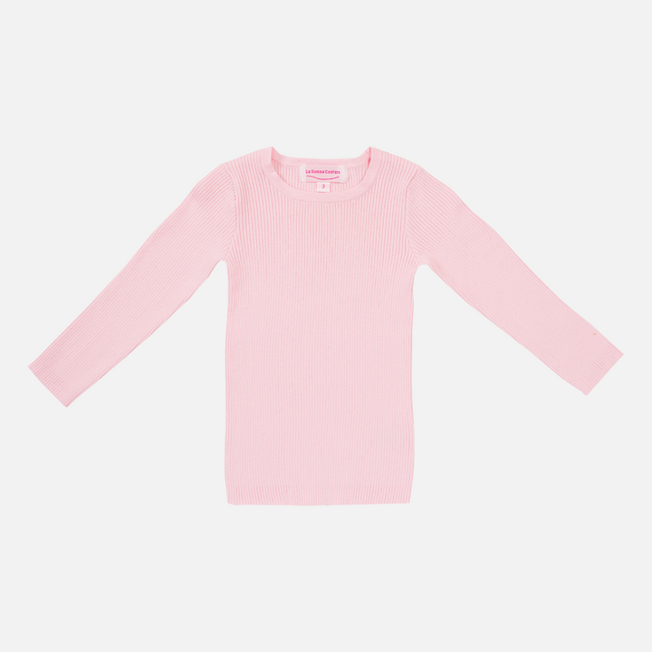 Knitted Bodysuit/Top - Ballerina Pink