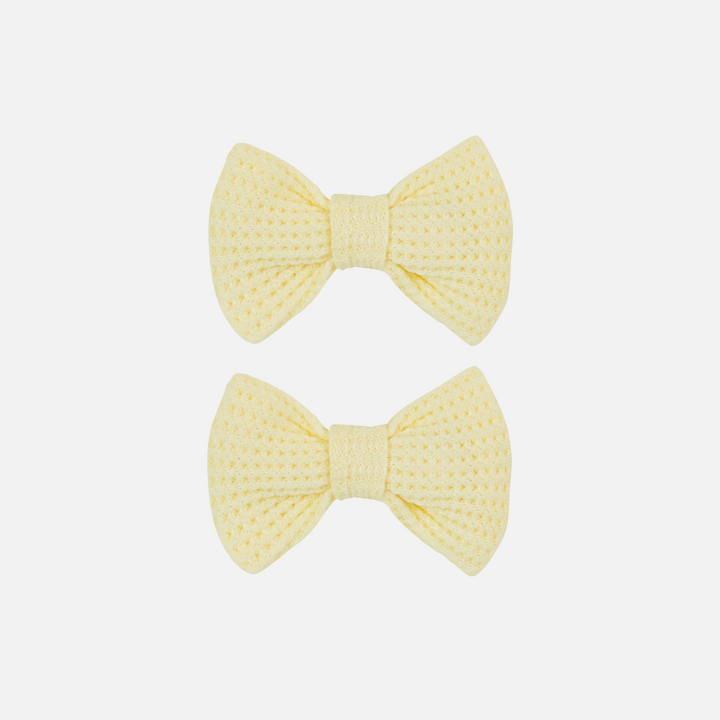 Waffle Mini Bows - Banana