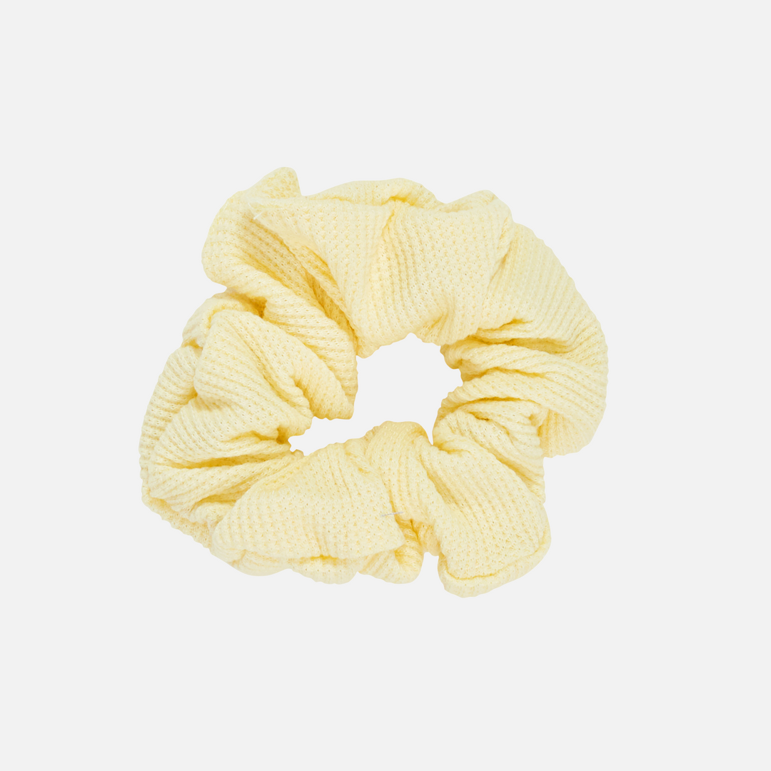 Waffle Scrunchie - Banana