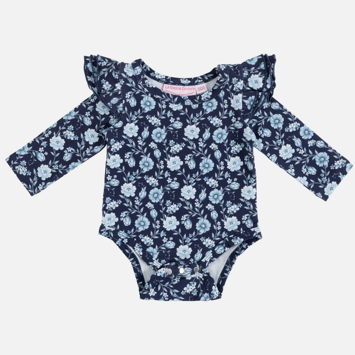 Floral Long Sleeve Flutter - Cleo