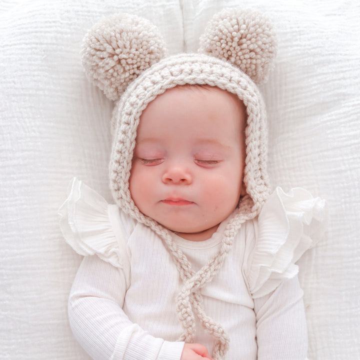 baby girl white long sleeve bodysuit with flutter