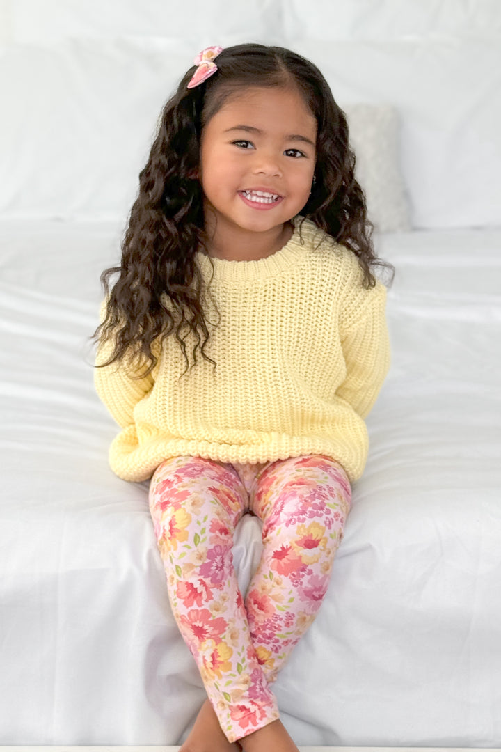 Floral Leggings - Capri