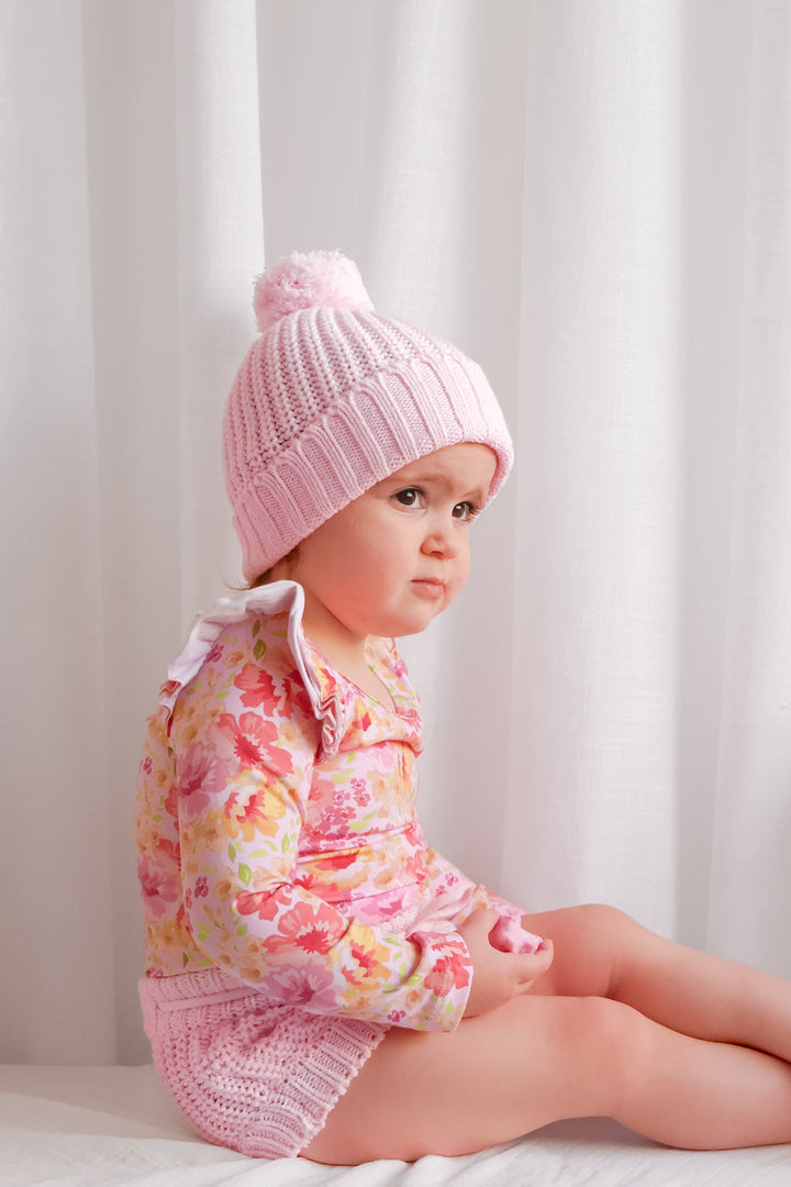 Super Chunky Knit Bloomers - Ballerina Pink
