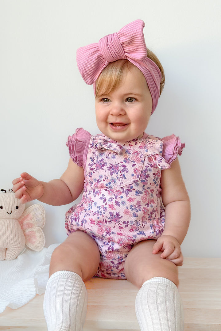 Floral Overall Romper - Florence