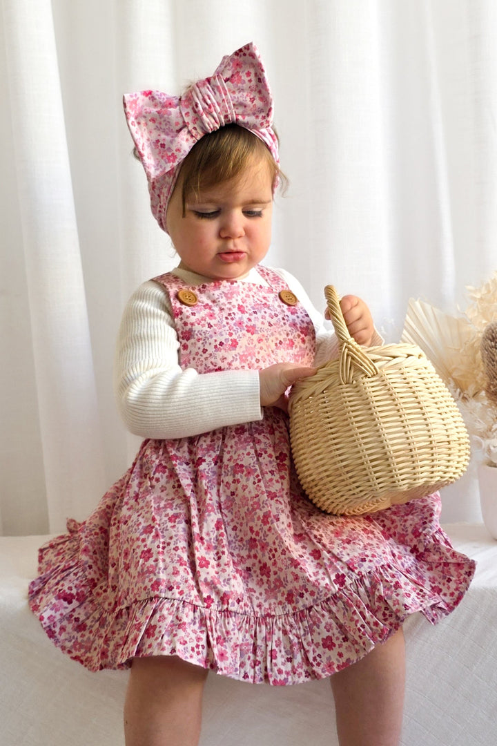 Floral Pinafore Dress - Maddison