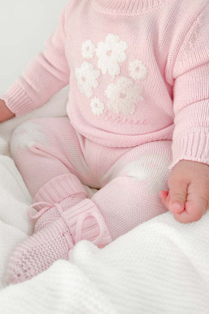 Knitted Pants - Petal