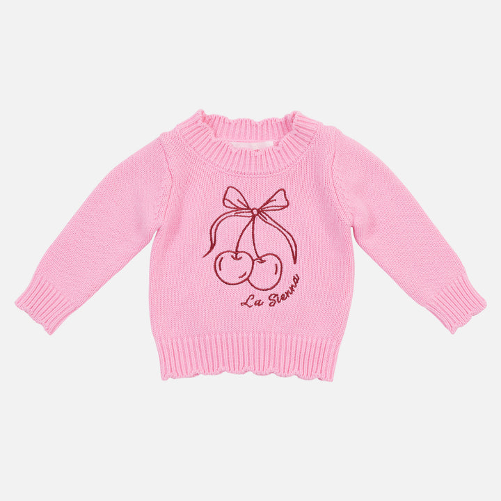 Knitted Jumper - Cherries