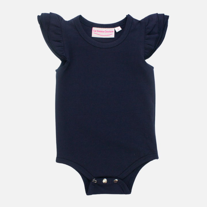 Short Sleeve Flutter - Navy