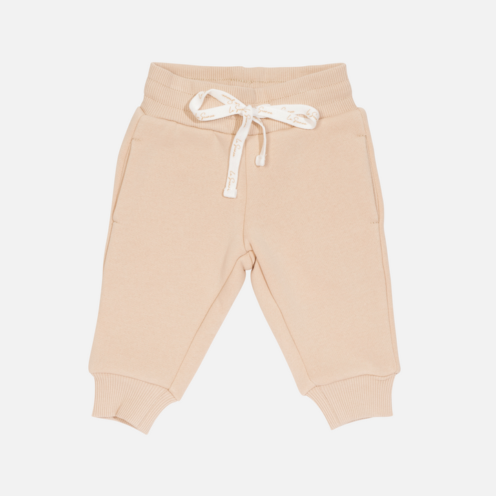 unisex kids oatmeal track pants