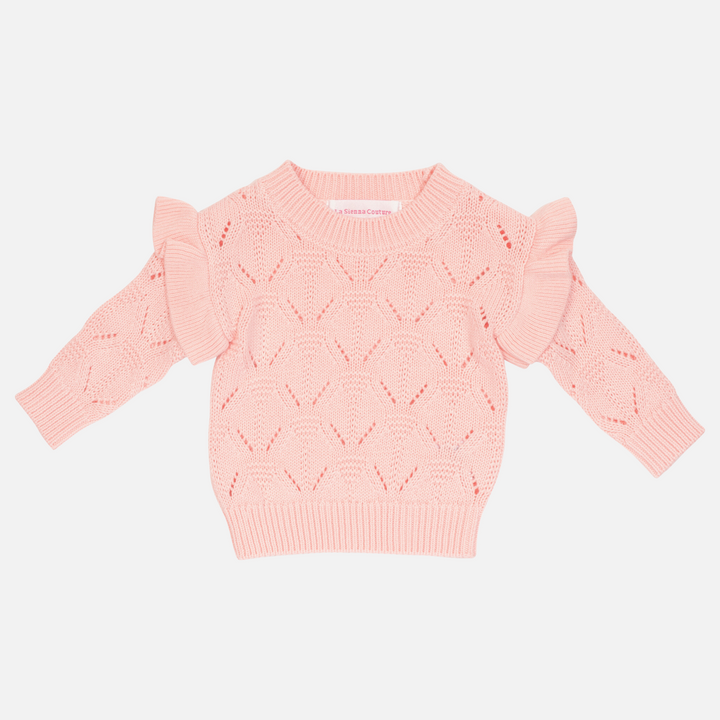 Jessie Flutter Knit - Peachy