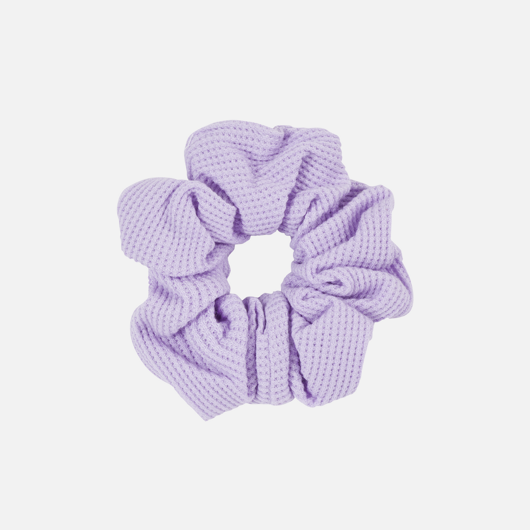 Waffle Scrunchie - Purple Popsicle