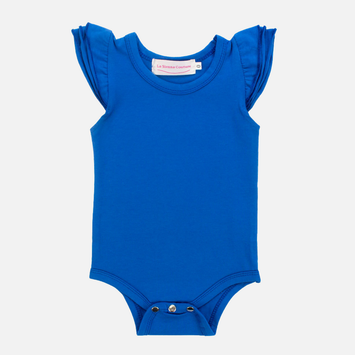 Short Sleeve Flutter - Royal Blue