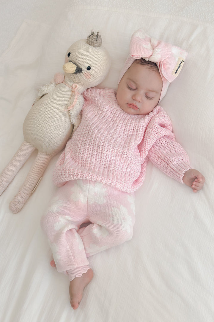 Knitted Pants - Petal