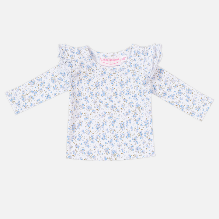 Floral Long Sleeve Flutter - Tahli