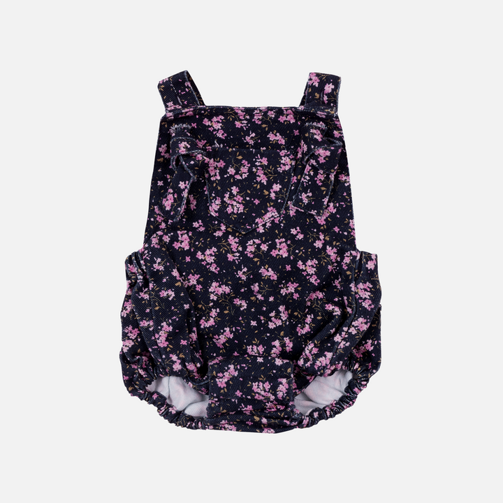 Floral Overall Romper - Veronica