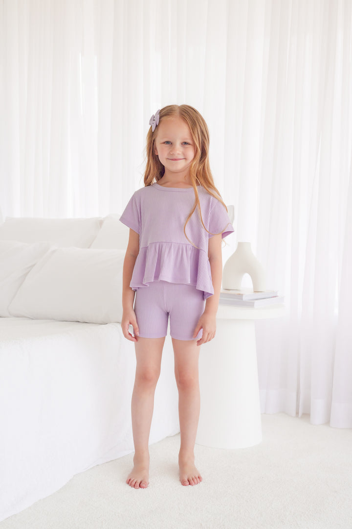 Cozy Bike Shorts - Viola