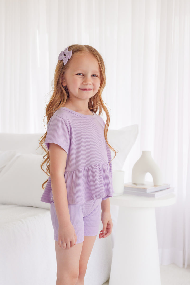 Cozy Bike Shorts - Viola