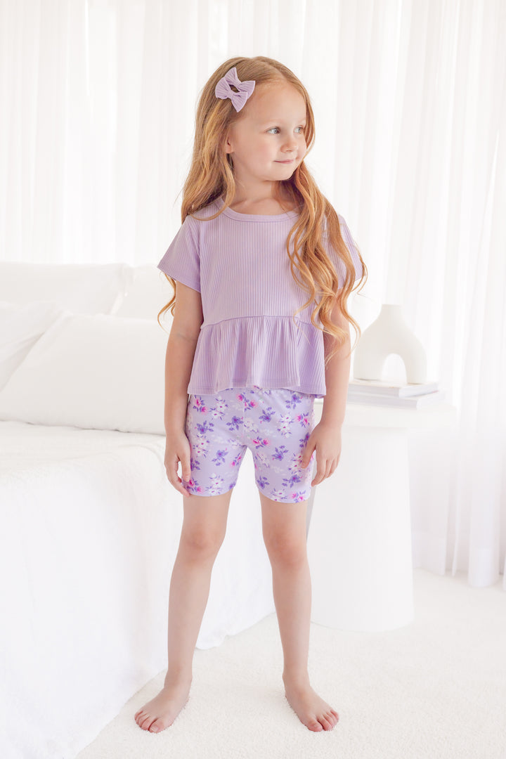 Floral Bike Shorts - Layla