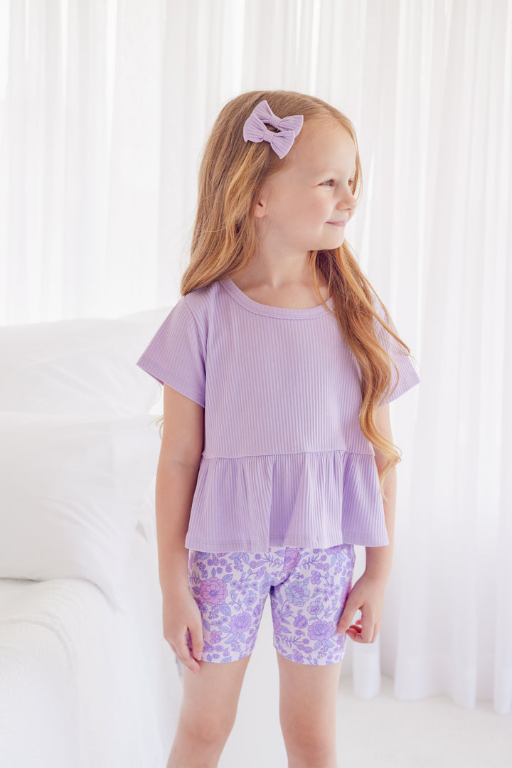 Cozy Ruffle Top - Viola