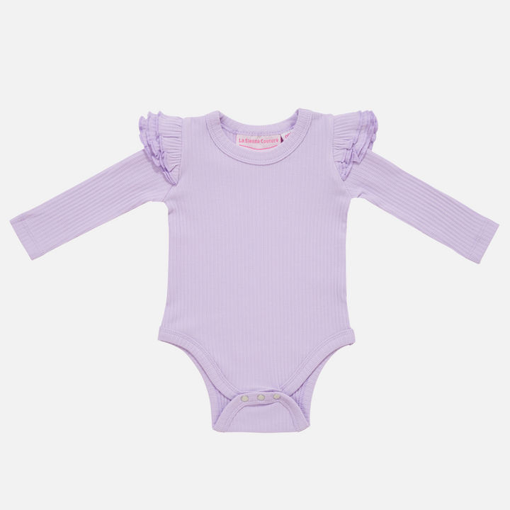 Cozy Long Sleeve Flutter - Viola