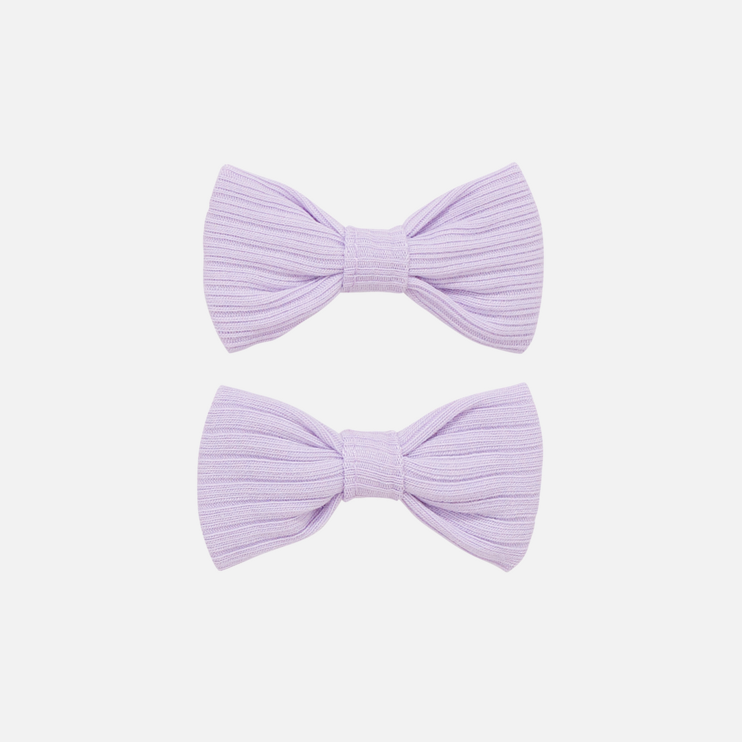 Cozy Mini Bows - Viola