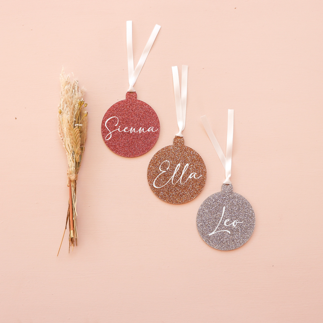 Ornament - Glitter Bauble - UV Printed