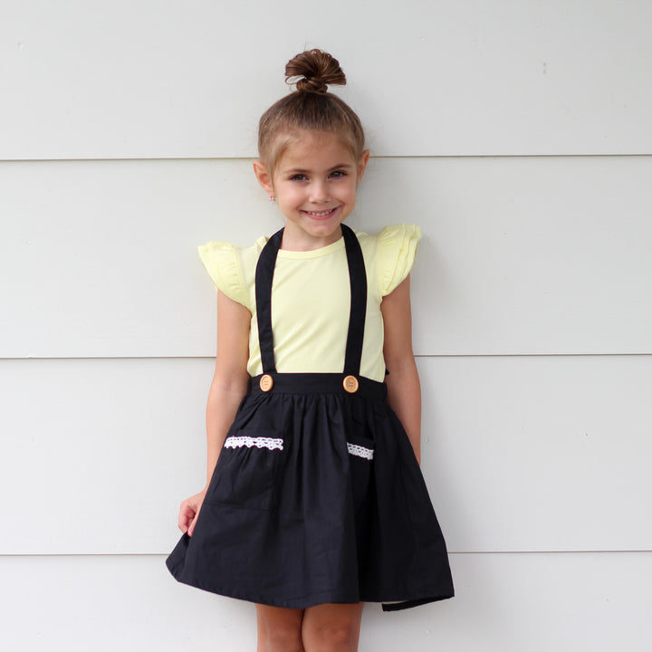 Short Sleeve Flutter - Lemon