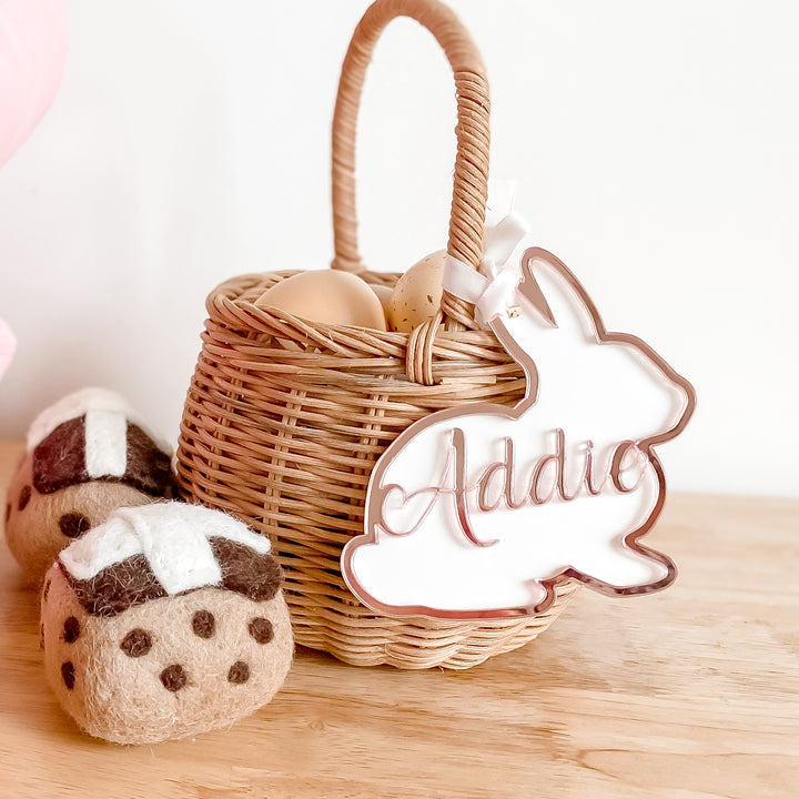 Easter Tag - Bunny + Name Cut Out