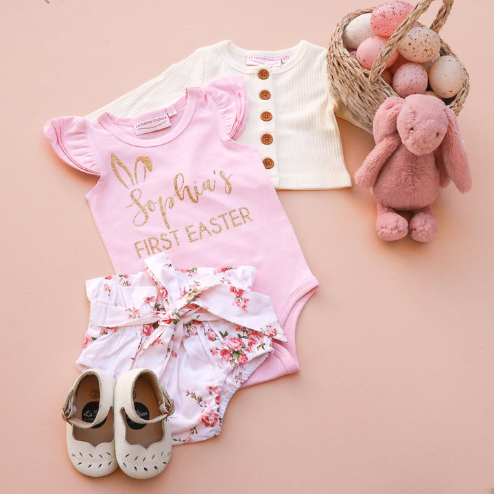 First Easter Ears + Name - Vinyl - Custom Name