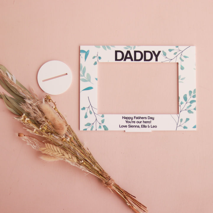 Personalised Acrylic Photo Frame - Botanical