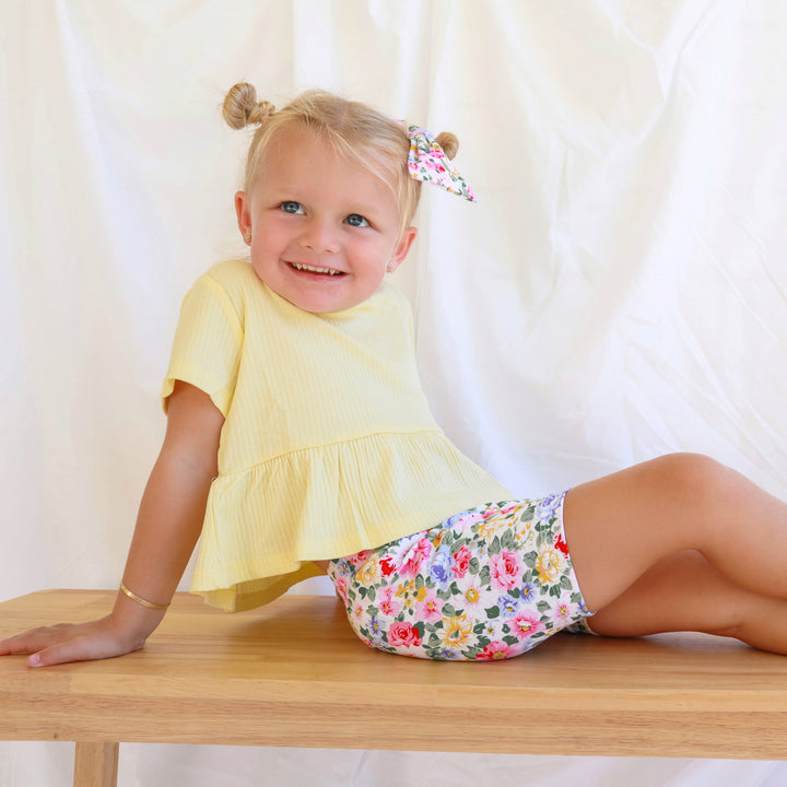 Floral Bike Shorts - Kenzie