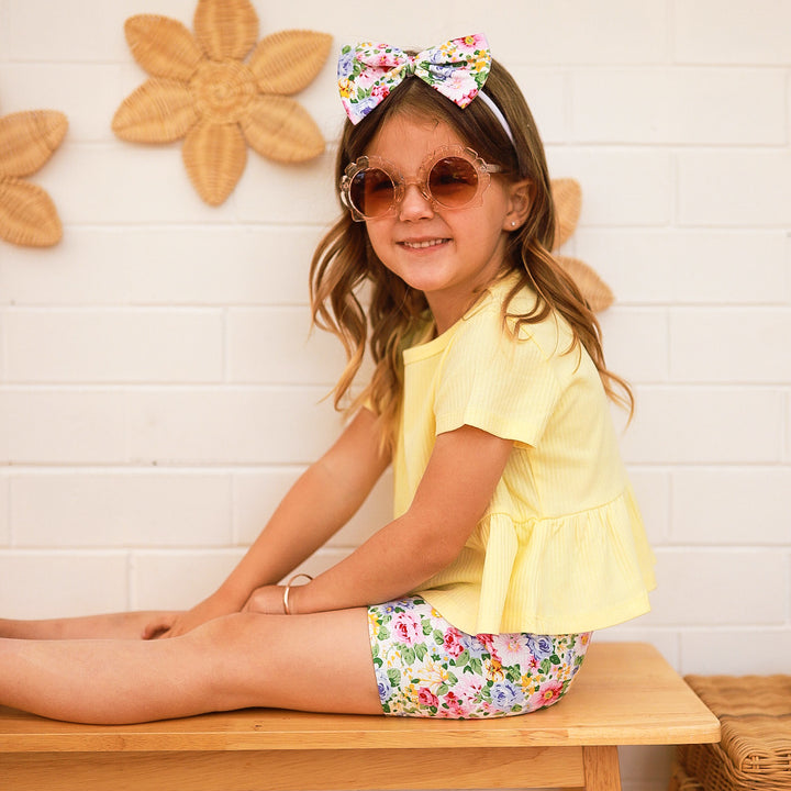 Floral Bike Shorts - Kenzie